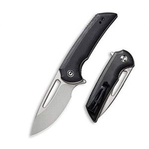 Civivi - Odium Flipper Knife Black G10 Handle (2.65" Stonewashed D2) C 2010D