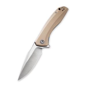 Civivi - Baklash Flipper Knife Tan G10 Handle (3.5'' Satin 9Cr18MoV) C 801B