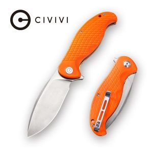 Civivi - Naja Flipper Knife Orange G10 Handle (3.75'' 9Cr18MoV) C 802A