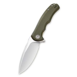 Civivi - Praxis Flipper OD Green G10 Handle (3.75'' Satin 9Cr18MoV) C 803A