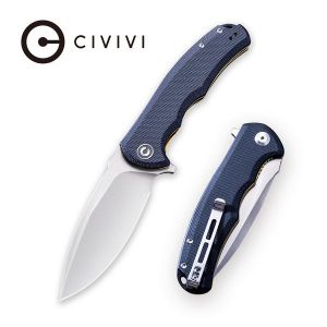 Civivi - Praxis Flipper Black G10 Handle (3.75'' Satin 9Cr18MoV) C 803C
