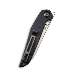CIvivi - McKenna Front Flipper Knife Black G10 (2.92'' Satin D2) C 905C