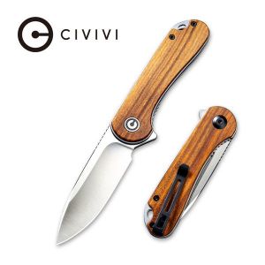 CIvivi - Elementum Flipper Knife Rosewood Handle (2.96'' Satin D2) C 907C