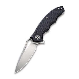 Civivi - Little Fiend Flipper Knife Black G10 Handle (3.01” Satin D2) C 910C