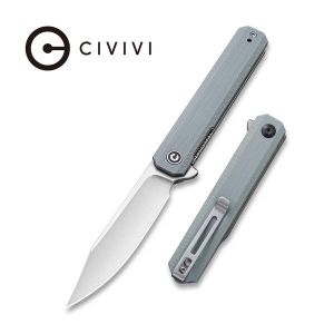 Civivi - Chronic Flipper Knife Gray G10 Handle (3.22'' Satin 9Cr18MoV) C 917A