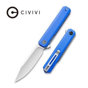 Civivi- Chronic Flipper Knife Blue G10 Handle (3.22'' Satin 9Cr18MoV) C 917B