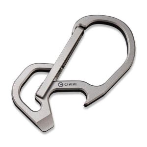 Civivi - Click Gray Ti Carabiner Keychain Multi-Tool CA-01A