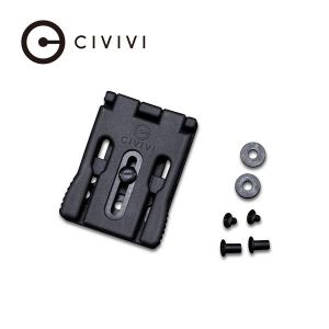CIvivi - T-Clip Black Fiber-glass Reinforced Nylon Belt Clip CA-04A