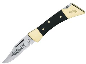 Case Knives-00177 Hammerhead   Lockback Folding Pocket Knife, Black Synthetic Handles, With Leather Sheath,