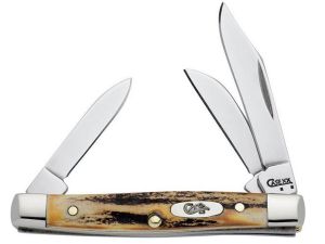 CASE- 00178 -Stockman Stag Folding Pocket Knife ( 1 2/4" Stainless Steel blade ) 00178