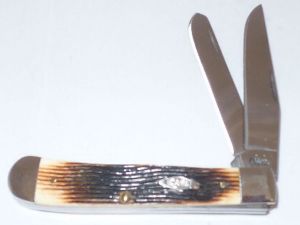 CASE- 05573 -Trapper Antique Folding Pocket Knife ( 2 1/4" Stainless Steel Blade ) 05573
