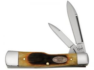 CASE- 05575 -Gunstock Antique Folding Pocket Knife ( 1.5" Stainless Steel Blade ) 05575