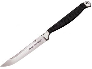 Cold Steel Knives-53CT , The Spike, Fixed Blade Knife, 4'' Tanto Blade, Black Cord Wrapped Handle, W/ Secure Ex Sheath
