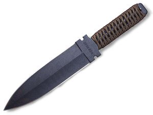 Cold Steel-80WH , War Head Fixed Blade Throwing Knife, 8'' Carbon Steel Blade, Paracord Wrapped Handle, W/ Cordura Sheath, Rare, Discontinued
