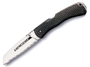 Cold Steel - 29RLS , Land & Sea Rescue Folding Pocket Knife , 4'' Serrated Blade, Black Zytel Handles, Rare, Discontinued
