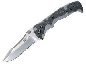 CRKT- 1092 Mini My Tighe Folding Pocket Knife, Frame Lock, 3'' Plain Blade, With Pocket Clip,