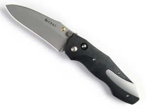 CRKT-1120  Anubis By Allen Elishewitz Folding Pocket Knife, Zytel Scales, 3.5'' Black Drop Point Blade, AutoLAWKS, With Stainless Steel Pocket Clip