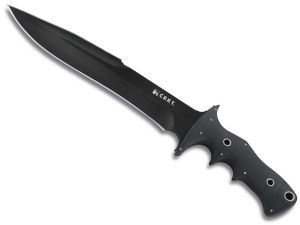 CRKT-2210 Hammond FE-9 Fixed Blade Knife,  9'' Black Plain Blade, G-10 Handles-2210