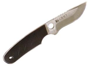 CRKT-2404 Side Hwg 2 Fixed Blade Knife, Zytel Handles, 2.3'' Satin Blade, With Sheath,