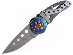 CRKT- 5010 Van Hoy Snap Fire Folding Pocket Knife, T-6 Aluminum Frame, Stainless Steel Pocket Clip