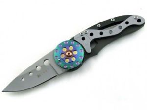 CRKT-5011 Van Hoy Snap Fire Folding Pocket Knife, T-6 Aluminum Handles, 2.375'' Part Serrated Blade, With Pocket Clip