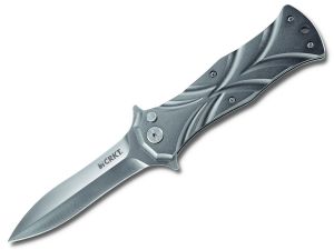 CRKT-5280 Tighe Dye Folding Pocket Knife,3.89'' Plain Blade, T-6 Aluminum Handles, With Pocket Clip
