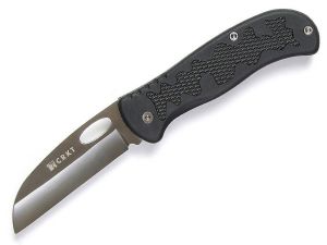 CRKT-6442 Edgie Self Sharpening Pocket Knife, 2.9'' Plain Blade, With Pocket Clip
