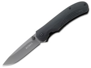CRKT-6870 Incendor Assisted Opening Knife,G-10 Scales, 2.96'' Grey Plain Blade,Framelock, With Pocket Clip