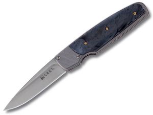 CRKT-7403 Kommer Fulcrum Pocket Knife, 2.75'' Satin Plain Blade, With Pocket Clip