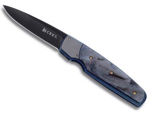 CRKT-7404 Fulcrum Folding Pocket Knife, 2.75'' Drop Point Plain Blade, Polymer Handles- Rare