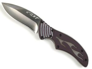 CRKT-7406 Fulcrum Flame Razor sharp edge knife
