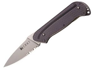 CRKT- 5212K Rollock, ComboEdge,serrated Black.Folding knife