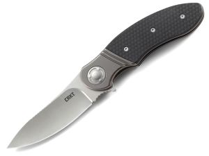 CRKT-K300KXP Hootenanny By  Ken OnionFramelock Folding Knife, GRN Handles, ,3.34'' Plain Blade, With Pocket Clip