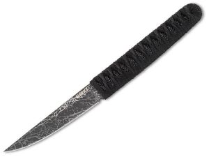 CRKT Knives- 2367 , Burnley Obake  Fixed Blade Knife, 3.64'' Plain Blade, Cord Wrapped Handles, W/ Molded Polymer Sheath
