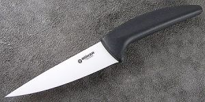 BOKER- CX- CERAMIC Fixed Blade Kitchen Knife ( 3.5" Plain Ceramic Blade)
