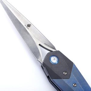 Kizer Söze Titanium Gray Blue Ki4513A1 (3.65" Stonewash)