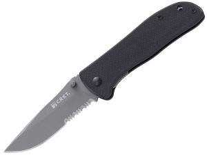 CRKT-6460K Drifter Liner Lock Folding Pocket Knife, Black G-10 Handles, 2.875'' Drop Point Blade, With Pocket Clip