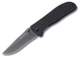 CRKT-6450K Drifter Folding Pocket Knife,Black G-10 Handles, 2.875'' Plain Blade, With Pocket Clip