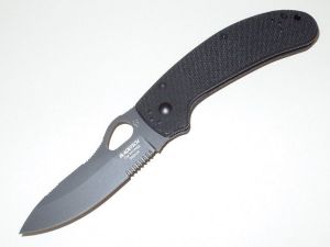 Blade -Tech Wegner Professional Hunter Extreme G-10 CE , S30V Blade , Black Part Serrated  Folding Knife