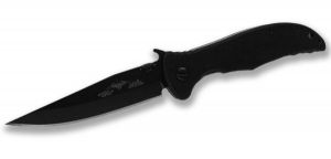 Emerson Knives - Gentleman JIM- BT,  Tactical Folding Knife , 3.75'' Clip Point Blade , Black G-10 Handles , W/ Pocket Clip