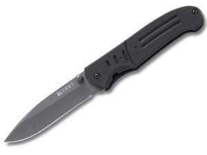 CRKT Knives-6860 Ignitor, Outburst Assisted Opening Folding Knife, G-10 Scales, 3.38'' Drop Point Blade