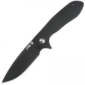 Cjrb scoria j1920 ar-rpm9 powder steel black pvd blade black g10 handle tactical knife folding knife edc knife