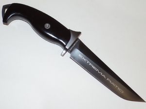 Extrema Ratio K1 S Doberman Tenebra , 8'' Black Tanto Blade, Fixed Blade