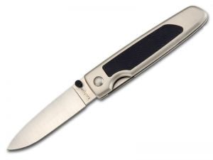 Kershaw-2420  Liner Action Folding Pocket Knife, , 3-1/2'' AUS-6 Stainless Plain Blade, Die Cast Aluminum Handles