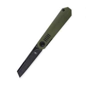 Kizer Lundquist De L'Orme Liner Lock Knife Green G-10 Ki3570A1 (2.9" SW)
