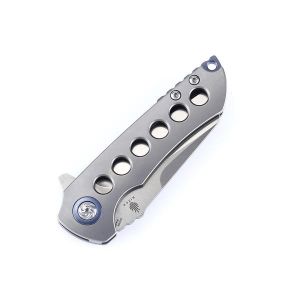 Kizer Critical Titanium Gray Ki4508 (3.6" Stonewash)