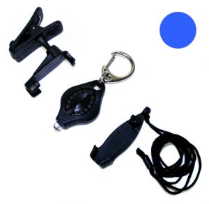 LRI-00445 Photon Freedom Micro Light - Black case with blue LED, 3 speeds of strobe and automatic SOS mode
