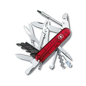 Victorinox -53919 CyberTool 34,Multi Tool - Folding Pocket Knife - Translucent Swiss Army Knives - Scissors , Pliers Included