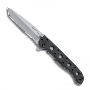 CRKT- M16-10Z Folding Pocket Knife By Kit Carson, 3'' Tanto Blade, AutoLAWKS Safety, Glass Filled Nylon Handles, With Pocket Clip
