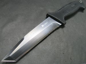 CRKT- M60-16NK SOTFB Tactical Fixed Blade Knife,6.125'' Black Tanto Blade, Cordura/Zytel Sheath- Discontinued, Rare
